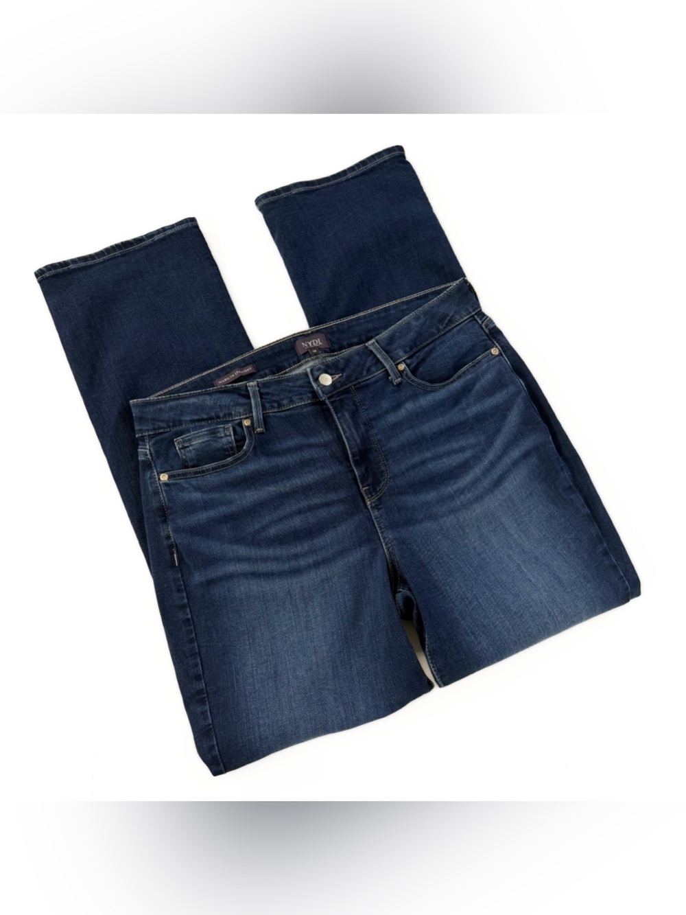 Not Your Daughters Jeans NYDJ Womens Sz 14 Marilyn Straight LiftTuck